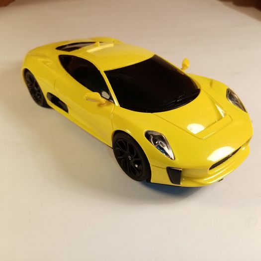 Scalextric New Jaguar C-X75 (Lights) Slot Car - street supercar