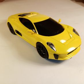 Scalextric New Jaguar C-X75 (Lights) Slot Car - street supercar