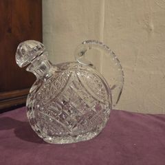 Edwardian Hand-Cut Crystal Whiskey Decanter