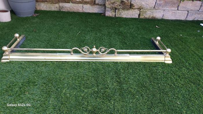 brass fireplace Fender