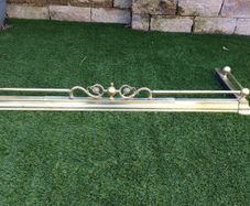 brass fireplace Fender