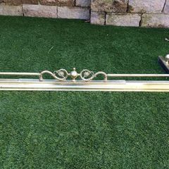 brass fireplace Fender
