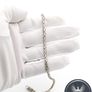 Vintage 925 Silver Byzantine Woven Link Bracelet Image 7