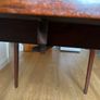 Antique mahogany drop leaf table Image 2