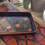 Mid Century Large Lacquered Tray Image 6