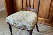 Antique salon chair.
