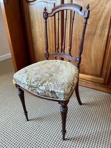 Antique salon chair.