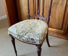 Antique salon chair.