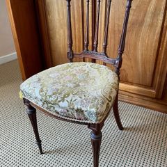 Antique salon chair.