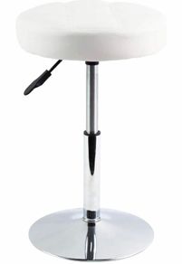 Round PU Leather Salon Massage Chair Adjustable Swivel Stool Work Chair Work Stool Barber Shop Beauty Salon Nail Beauty Chair Low Bar Stool Checkered Cushion Small (MULTIPLE COLOURS AVAILABLE)