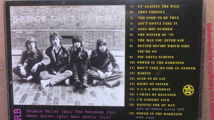Tom Robinson Band (TRB) - Power In The Darkness CD