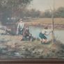 Framed Picture .. Excellent Quality Solid Walnut Frame Image 9
