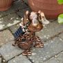 Metal Scroll Dog Solar Light Image 3