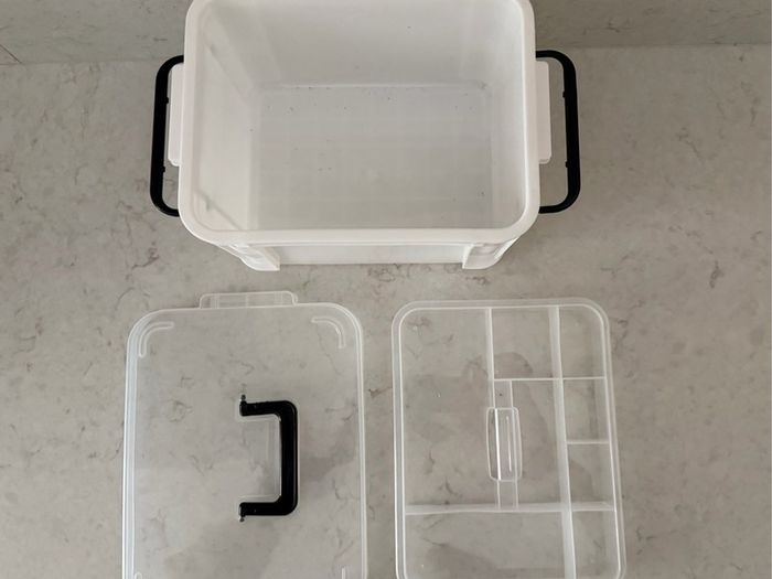 Plastic storage box