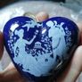 vintage heart shaped pomander Image 4
