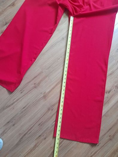 Red wide legged jumpsuit,