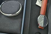Daniel Wellington Women s Gift Set   Classic Watch  Matching Cuff Bracelet Brand New