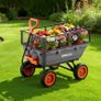 Garden Dump Cart 362kg with Fence Image 8