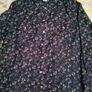 Levi's denim flower pattern blouse L Image 2