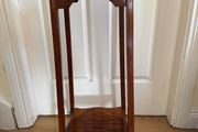 Vintage Solid Oak Plant Stand/Jardiniere Table - Two Tier