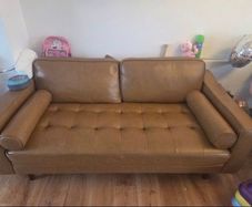 leather sofa