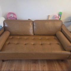 leather sofa