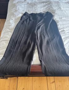 Phase Eight dressy wide leg black trousers