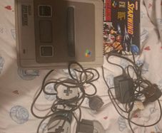 Super Nintendo SNES PAL Console Bundle (Spares/Repair) + Starwing + 3 Controllers