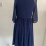 dress little mistress size 10 navy dress with embellishments Image 7