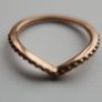 Pandora ALE  14K 585 Rose Gold Plated Metal Ring size L1/2 - 1,5g Image 5