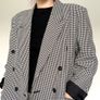 Monochrome houndstooth blazer Image 2