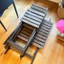 IKEA ASKHOLMEN Outdoor Table and 2 Folding Chairs Set  Good condition Image 10