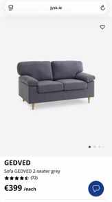 Jysk Gedved 2 seater sofa