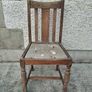 Antique Chair From The 1900's - Vintage Furniture Collectors Restoration Project - Retro Collectable Image 2