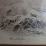 Original Picture in Pencil Signed Irish Artist Tom Roche Image 3