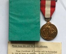 Irish Army Medal Emergency 1939/46 WW2