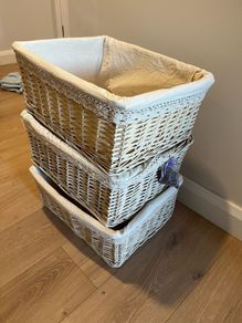 3 storage baskets