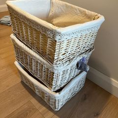 3 storage baskets