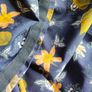 Handmade Navy Floral Summer Dress Medium Postage included Image 2
