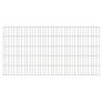 2D Gabion Fence Galvanised Steel 2.008x1.03 m 6 m (Total Length) Silver Image 6