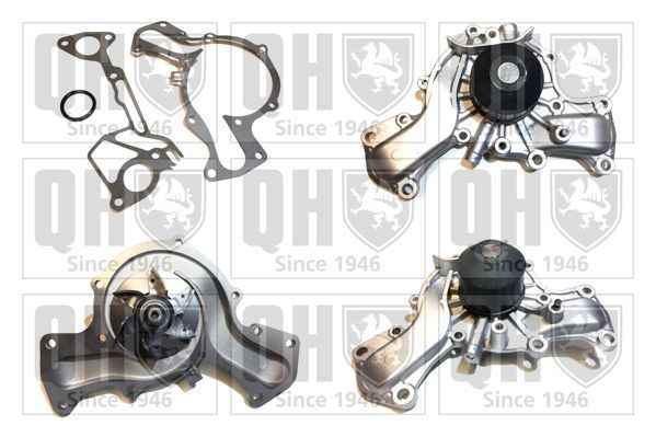 Water pump QUINTON HAZELL QCP3338 for Hyundai Sonata II, III, Mitsubishi Pajero, Sigma, Galloper