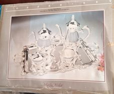 5 piece silver plated coffee set