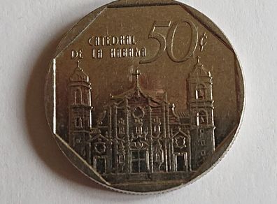 1994 Cuban 50 Centavos - Republica De Cuba Coin
