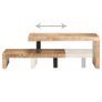 2 Piece Coffee Table Set Solid Mango Wood Image 5