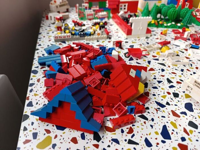 Large Vintage Lego Job Lot Bundle Bulk 70s 80s Rare