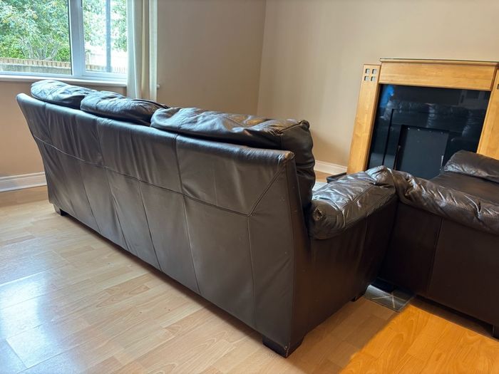 3&2 Leather Sofa
