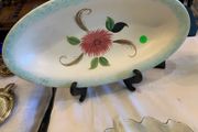 Radford hand painted oval tray