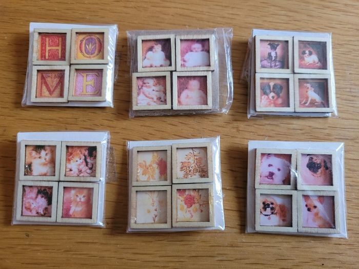 Miniature Paintings, pictures for dolls houses