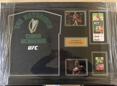 Conor Mcgregor Worn Autographed Shirt