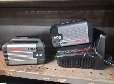 kress lawnmower batteries and charger